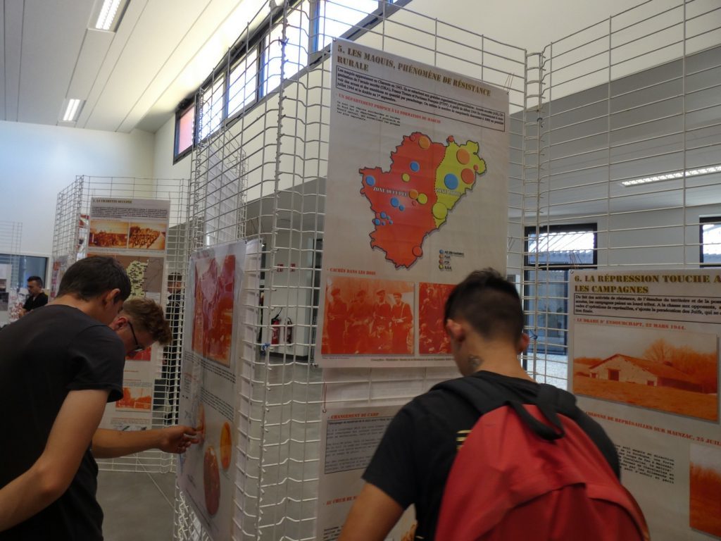 Exposition des travaux réalisés par les CAP 2ème année – BTP CFA Poitou-Charentes.