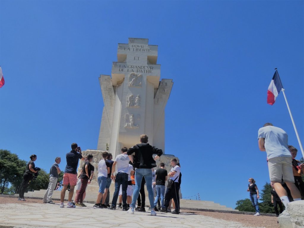 Les CAP 2ème année au Mémorial de la Renaissance de Chasseneuil sur Bonnieure.