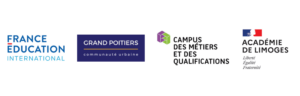 Logos des partenaires et des financeurs : france éducation, grand poitiers, campsu des métiers et des qualifacations, académie de limoges
